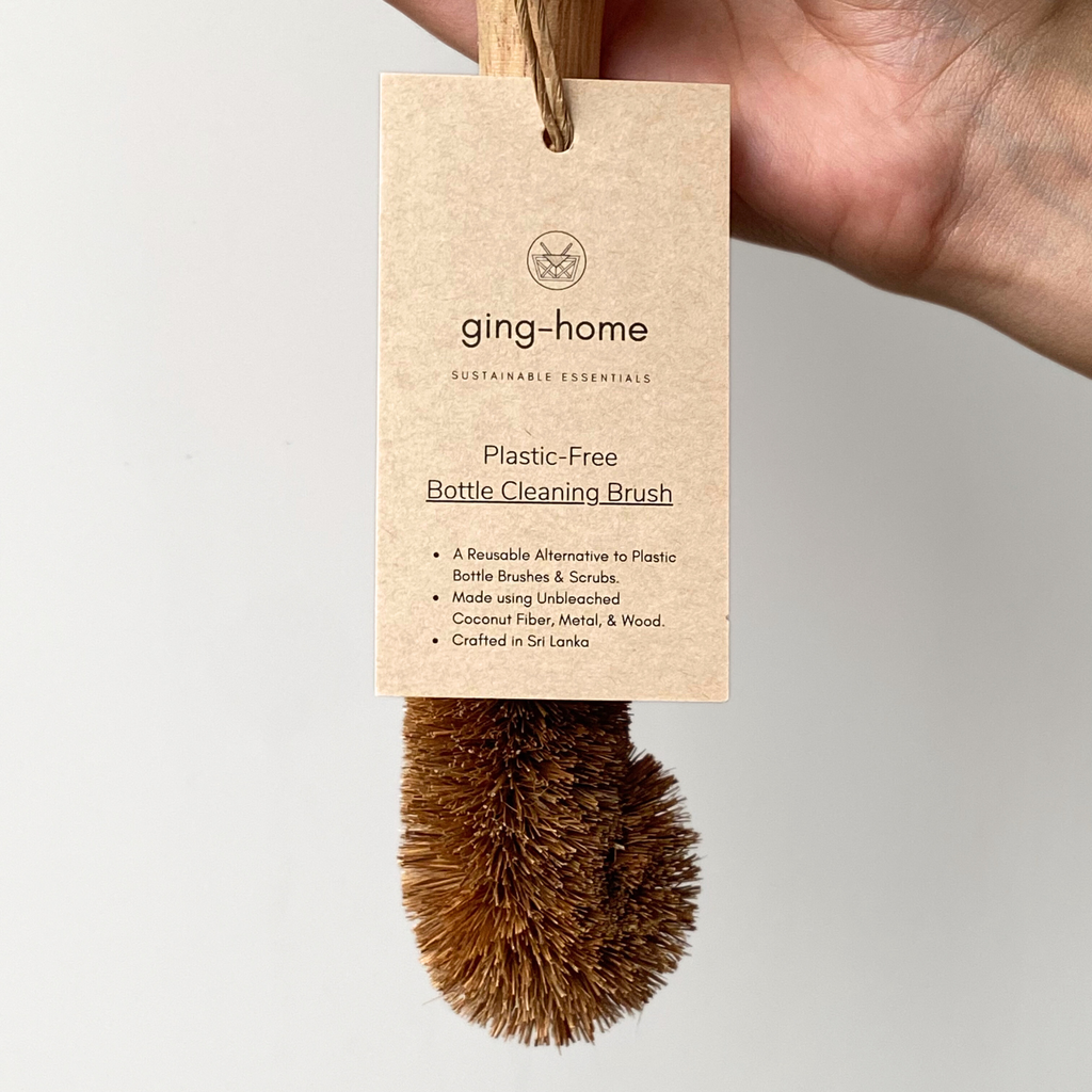 Plastic-Free Bottle Cleaning Brush